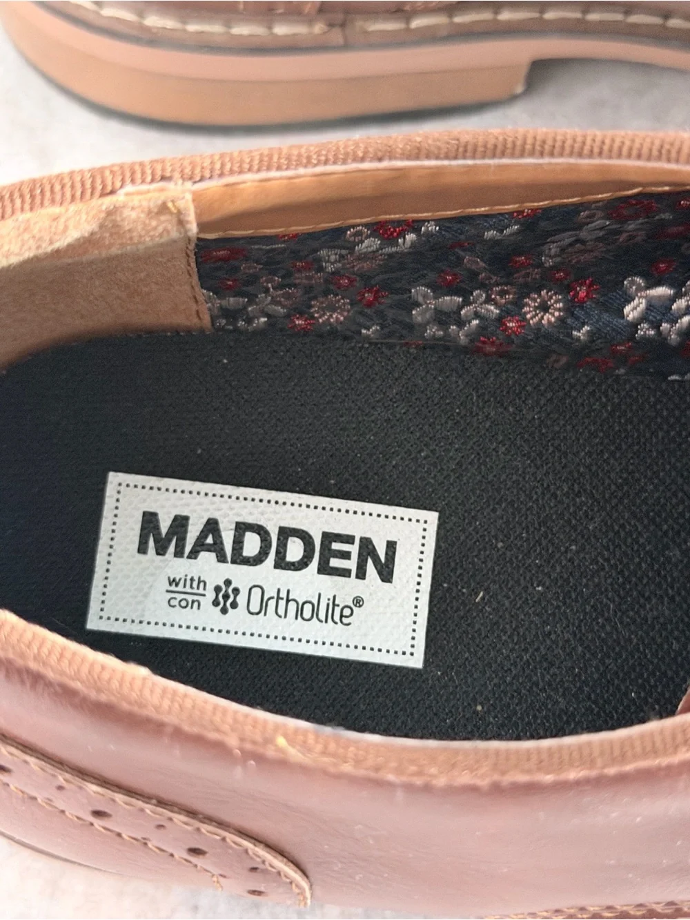 Madden Classic Brown Leather Derby Shoes - Lace-Up Men's Oxfords 9.5